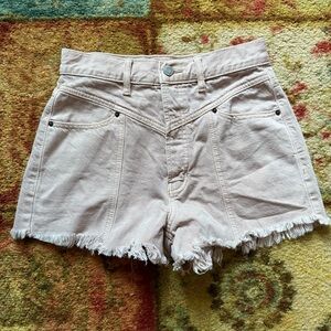 GUC sz 25 Pacsun Ultra High Rise Vintage Short Beige Mini Shorts